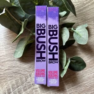 LOT OF 2 Urban Decay Big Bush Brow Tinted Gel NEUTRAL NANA GINGERSNAP Full Size